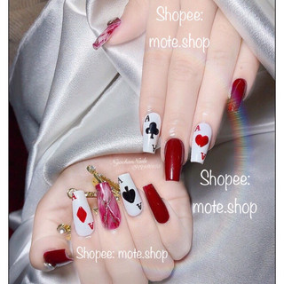 Nailbox-Móng tay úp nails Lá Bài thiết kế