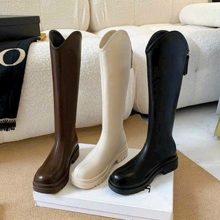 giày boot nữ ❤freeship❤ giày bốt nữ da mềm đế 4p full
