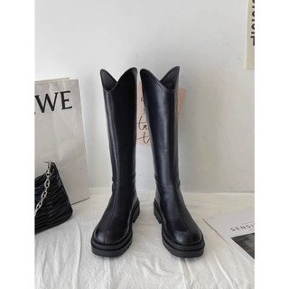 giày boot nữ ❤freeship❤ giày bốt nữ da mềm đế 4p full