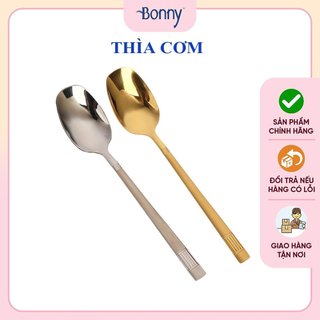 Thìa inox, thìa cơm mạ bạc, mạ vàng, thìa cafe cán dài, thìa súp cán dài dẹt thiết kế sang trọng