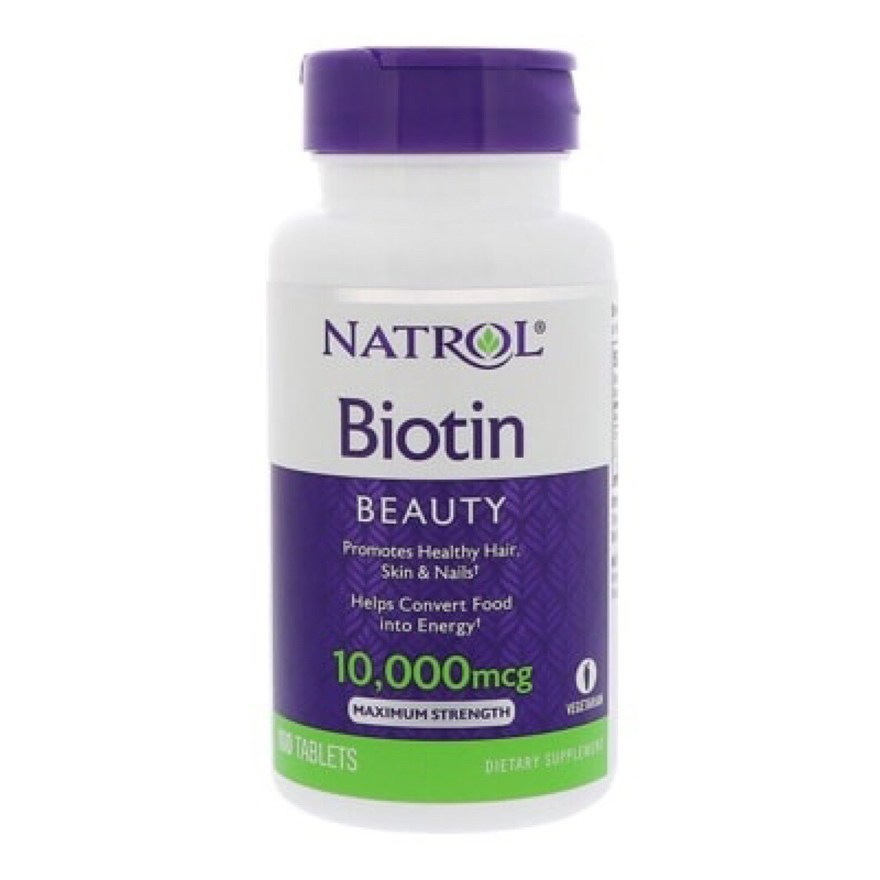 Viên uống Biotin Natrol 10000 mcg Mỹ