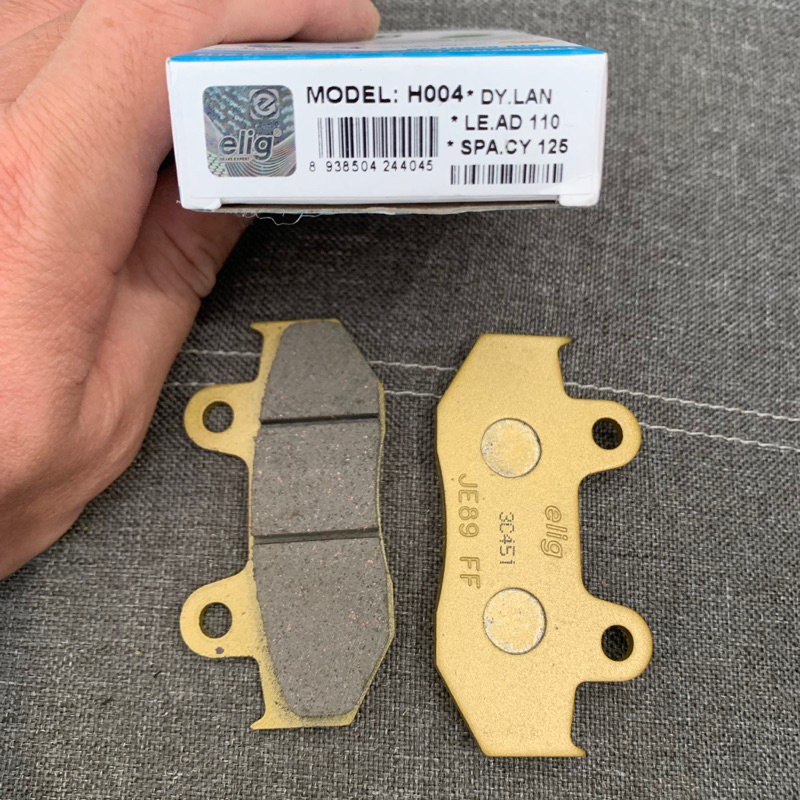 Hàng chính hãng ELIG có tem có mã quét code - Má phanh Sh Ý, Lead 110, DyLan, Spacy 125, PS, @, @str