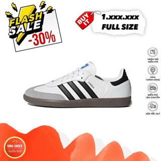 Giày adidas samba, adidas 3 sọc đế nâu, đen đủ size nam nữ