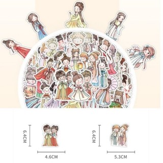 Set 50 miếng sticker hình dán chống nước