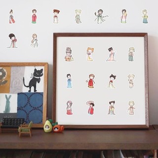 Set 50 miếng sticker hình dán chống nước