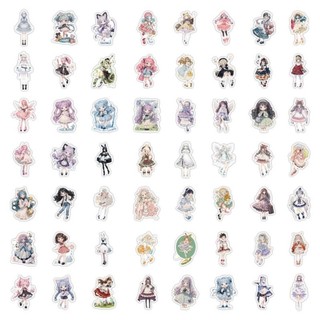 Set 60 miếng sticker hình dán chống nước