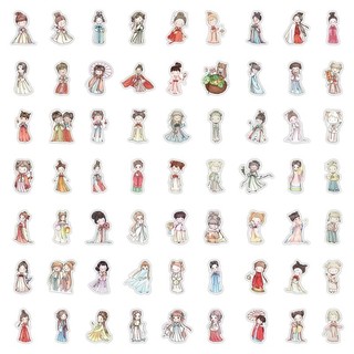 Set 50 miếng sticker hình dán chống nước
