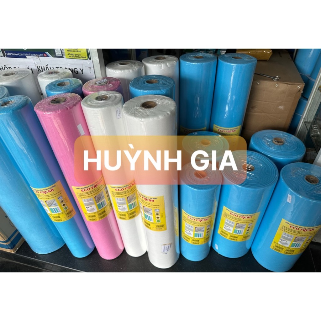 Khăn Trải Y Tế Vải Không Dệt Tiệt Trùng Xanh-Trắng Kích Thước 80cm x 180cm CHÍNH HÃNG