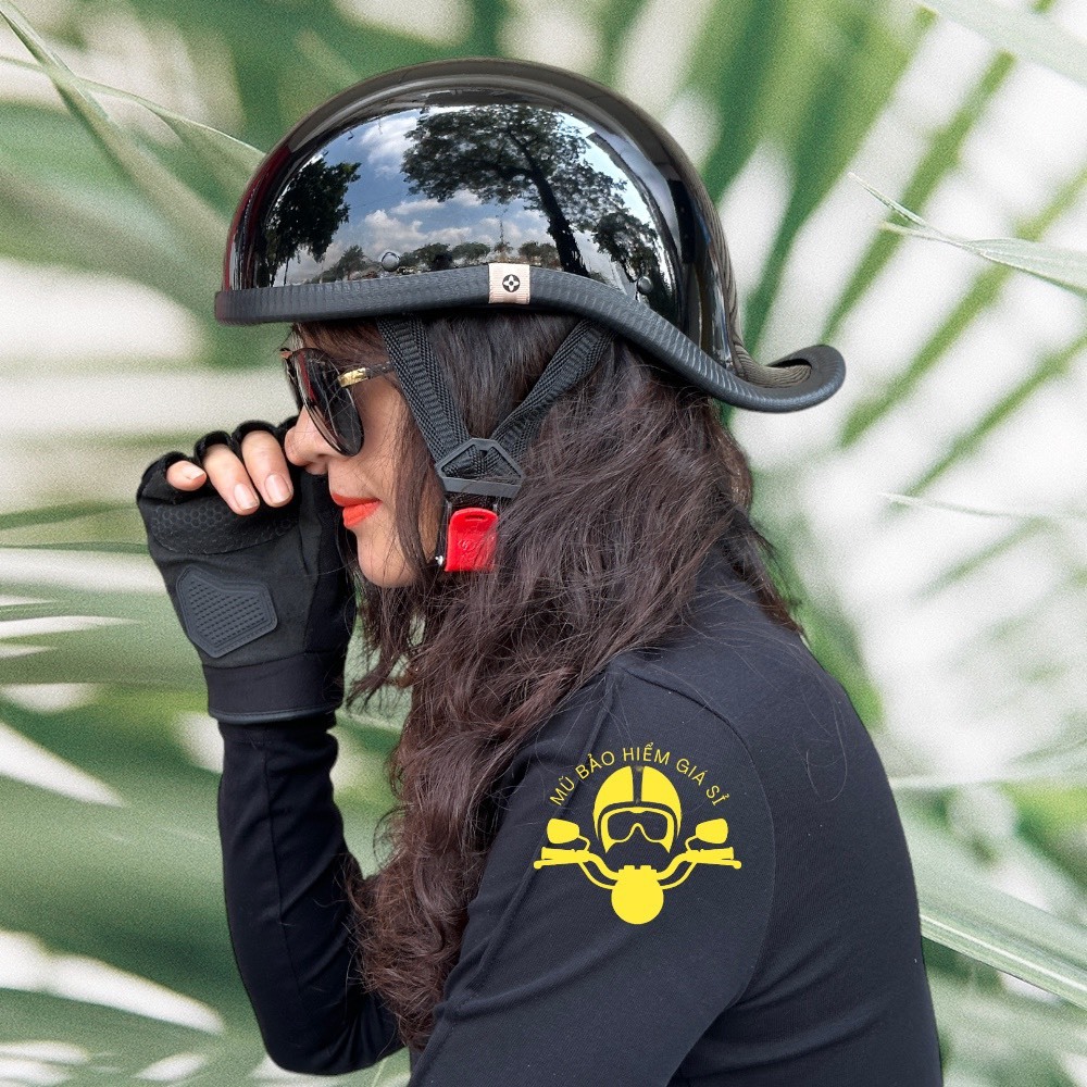 Mũ bảo hiểm thời trang gangster nhiều mầu Mũ đội ngược & xuôi, form nhẹ, thời trang, phong cách, cá tính mubaohiemgiasi