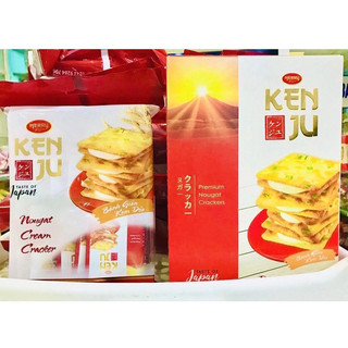  Bánh KenJu Kem Dẻo Túi 186g  Hộp Giấy 279g Bánh Richy Ăn Sáng Bánh Nougat Hành 