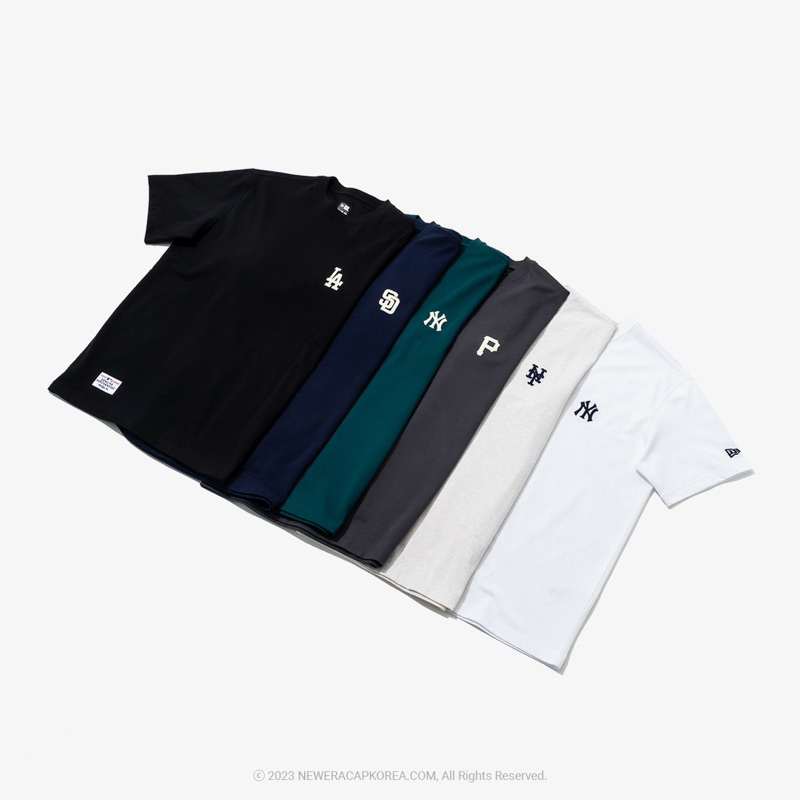Áo thun chính hãng New Era basic  - logo thêu