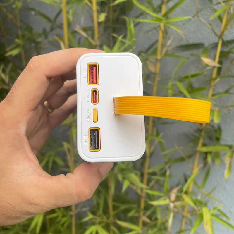 Pin dự phòng sạc nhanh PHANTOM P18 20000mAh tích hợp 4 cáp sạc QC 22.5 và PD 20W - 10 đèn led 4 chế độ