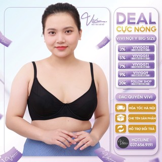 Áo lót bigsize nữ - áo ngực big size- bra cup lớn gọng dẻo, đệm mỏng - mã - a31
