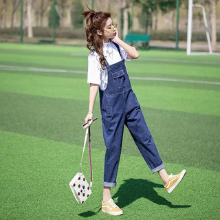[2Hand] Yếm jeans khách chốt trên live