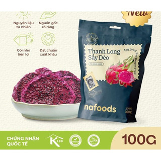 Thanh Long đỏ sấy dẻo Nafoods 100G