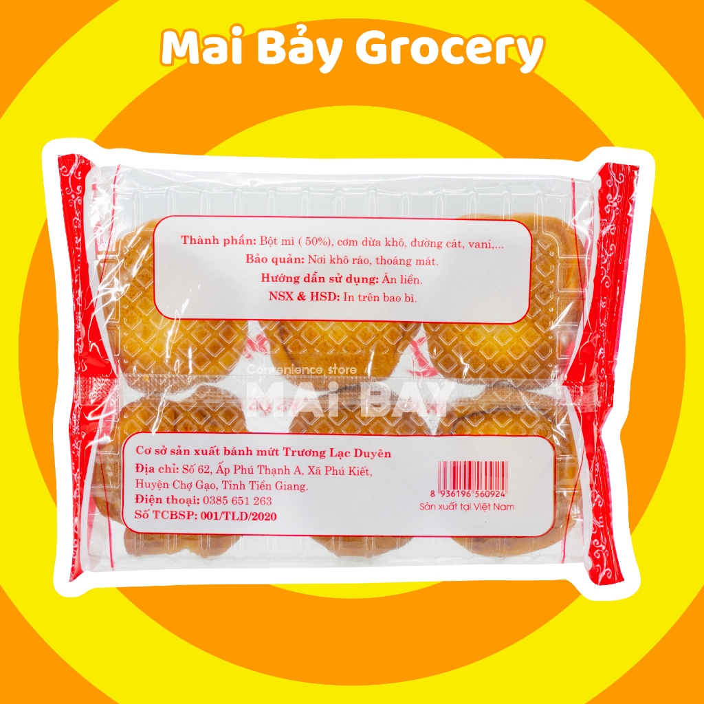 CHÍNH HÃNG Bánh Xà Lam Dừa TRƯƠNG LẠC DUYÊN 300g