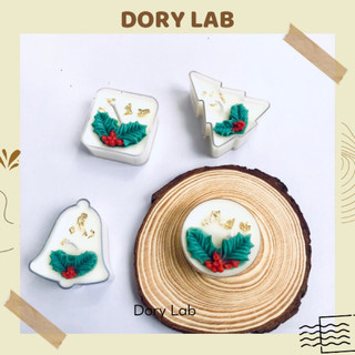 Nến thơm tealight mini chủ đề giáng sinh - dory lab