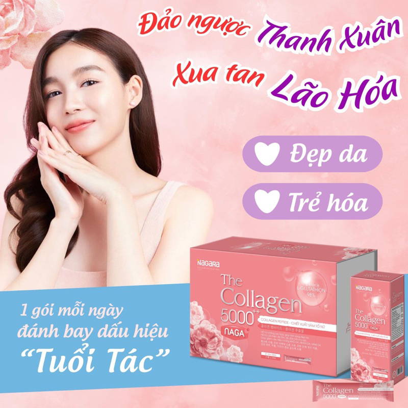 The COLLAGEN 5000++ Naga (hộp 21 gói)