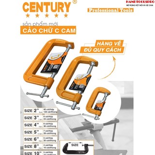 Cảo chữ C đủ size từ 2 inch--- 10 inch  CENTURY LU-CCAM-2