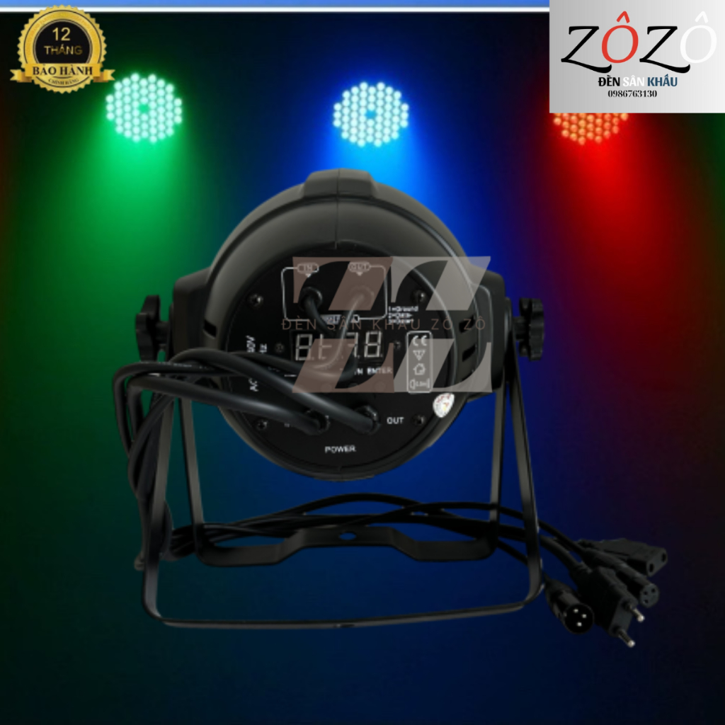 Đèn Par 54 bóng LED full RGB