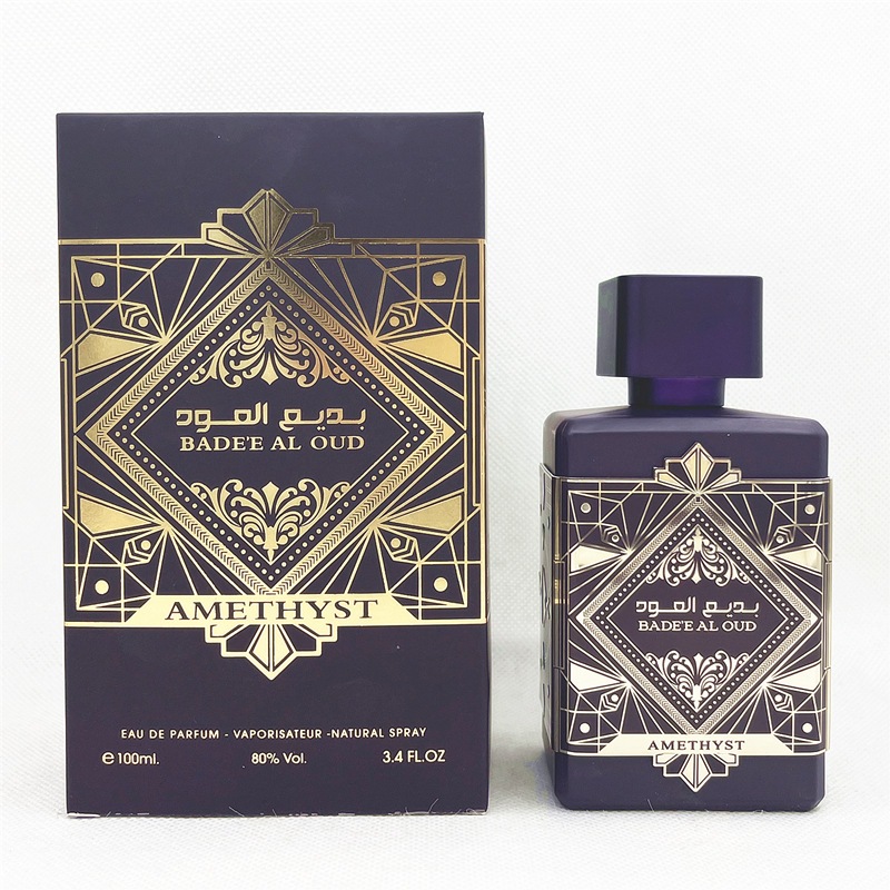 Nước Hoa Nữ BADE'E AL OUD AMETHYST 100 ml Thạch Anh Tím Nữ Tính Quyến Rũ Thơm Lâu