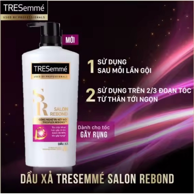 Dầu xả Tresemme Keratin Smooth & Salon Rebond 620g