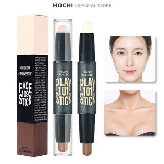 Bút Tạo Khối Highlight Che Khuyết Điểm 2 Đầu Đa Năng Tạo Chiều Sâu Mặt Mũi Body Trang Điểm Make Up MOCHI SHOP
