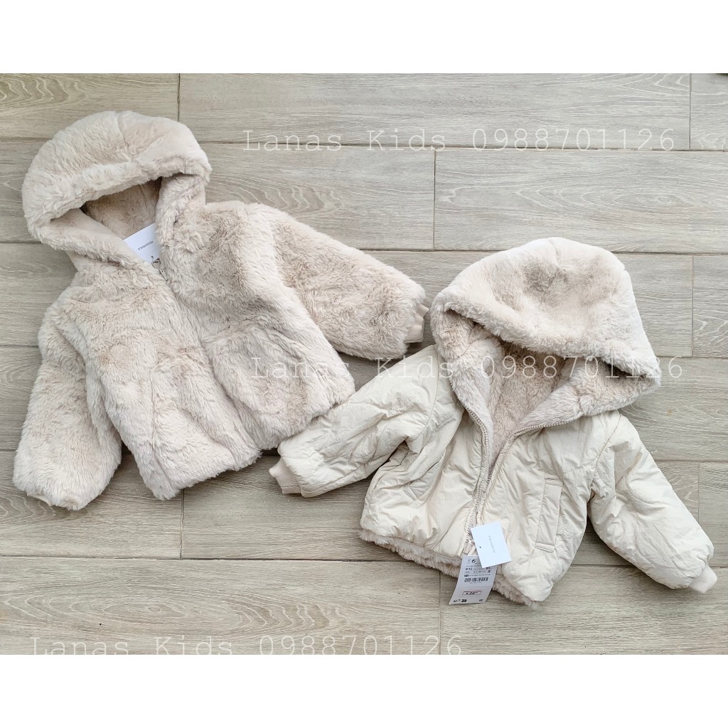 Áo khoác lông Zara xuất xịn