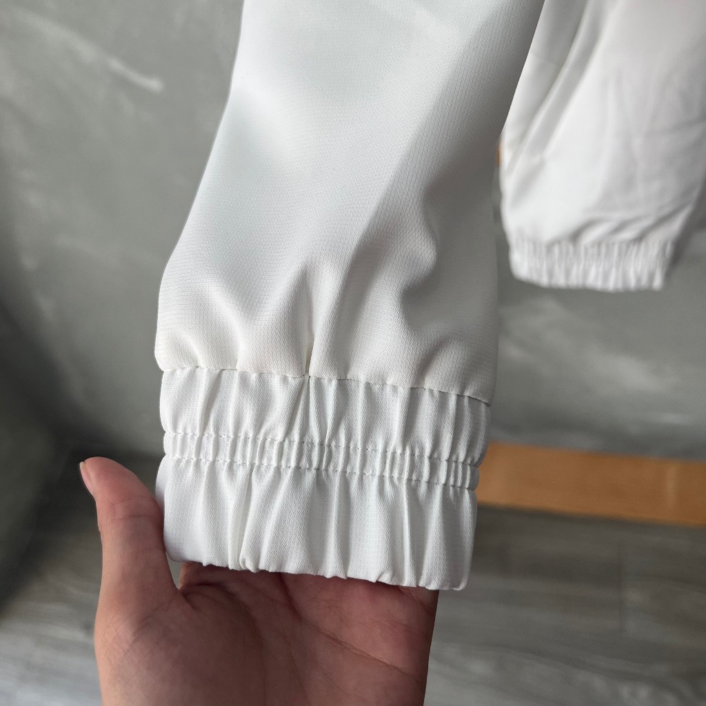 Áo khoác gió đội tuyển Quốc gia Đức WC 2022 trắng sọc vai