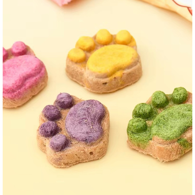 Bánh ăn vặt bổ sung dinh dưỡng cho thú cưng hình bàn chân💦