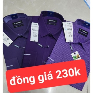 Áo somi Việt Tiến tay dài fom Reguler Fit đồng giá 230k
