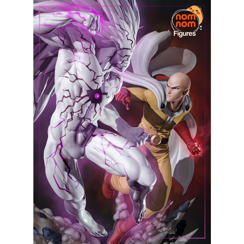 [In 3D Resin] Mô Hình Saitama vs Boros