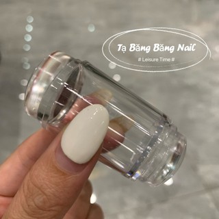 Con dấu in silicon 2 đầu to nhỏ dùng để trang trí móng tay, french đầu móng