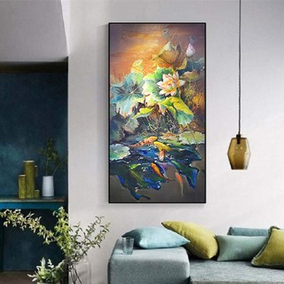 Combo 2 tranh canvas treo tường theo yêu cầu