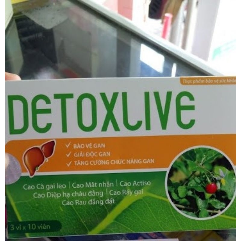 Vỉ Detox Live Tuệ Linh  giúp thanh lọc, giải độc gan, hết mẫn ngứa, dị ứng