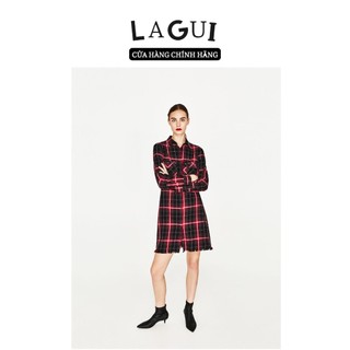 *[ ZARA AUTH ] ĐẦM CA RÔ DÁNG SƠ MI ZARA SĂN SALE ( MỚI 100% )