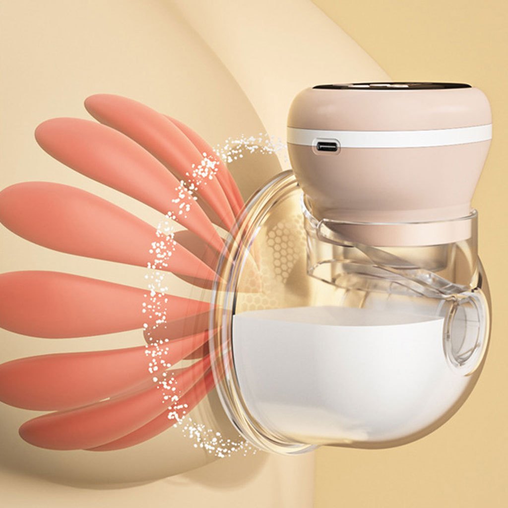 Máy Hút Sữa Không Dây Rảnh Tay Cao Cấp Máy Hút Sữa Đơn Massage Kích Sữa Máy Vắt Sữa Thông Minh Êm Ái Sạc Pin Tiện Lợi