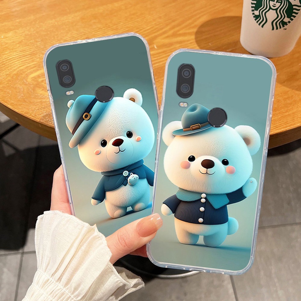 Ốp lưng vsmart Active 1 / vsmart Active 1 Plus / vsmart Active 1+ in hình gấu bông siêu cute