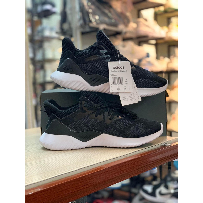Giày thể thao sneaker alpha bounce 2018 đen trắng