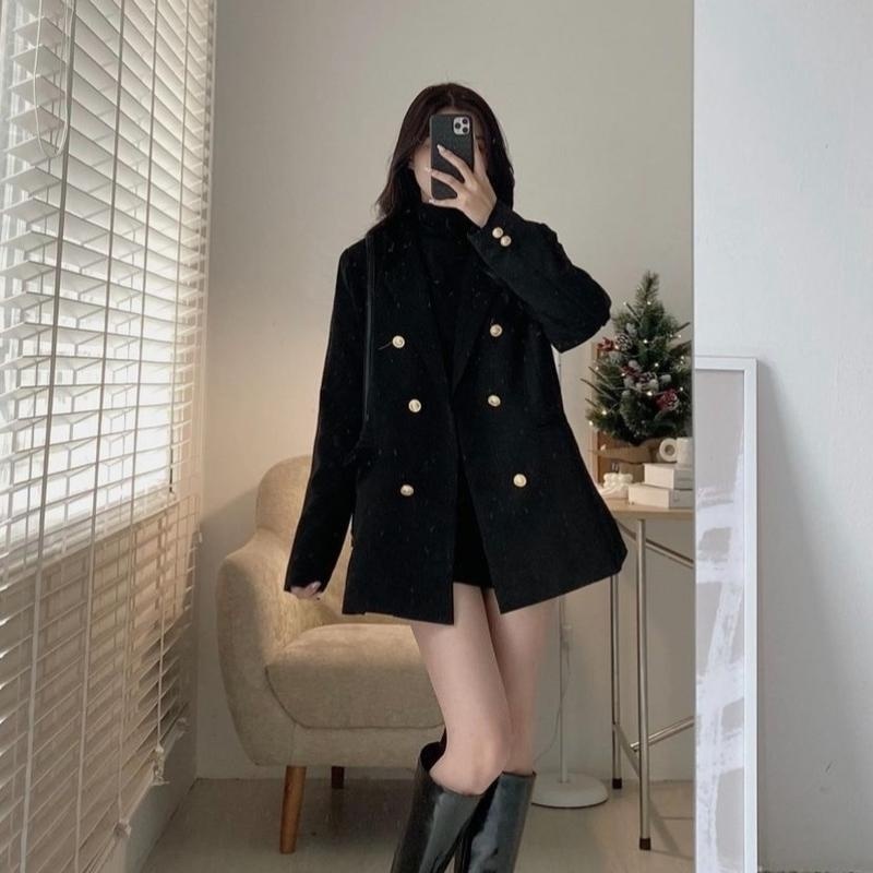 Áo blazer 6 khuy nữ hai lớp có độn vai,áo khoác blazer siêu xinh siêu sang chảnh hợp các dịp lễ TX 41