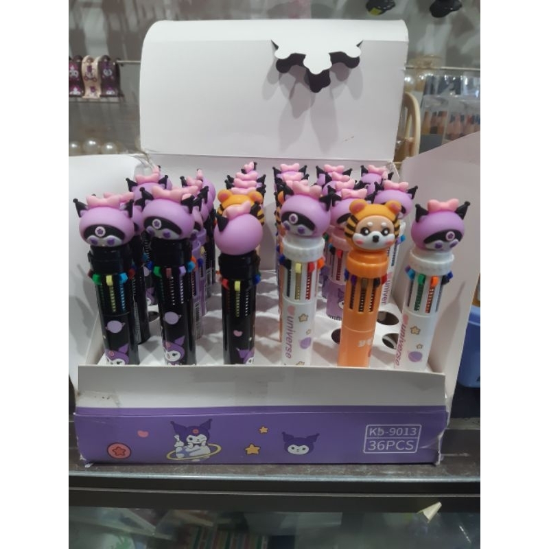 Bút bi 10 màu, 10 ngòi