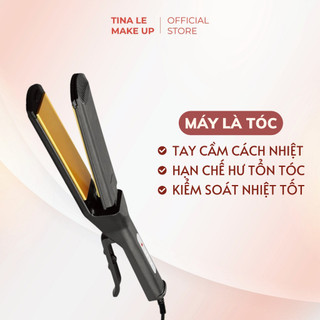Máy là tóc bản to  đa năng giúp làm thẳng tóc và tạo nên những kiểu tóc xoăn cơ bản