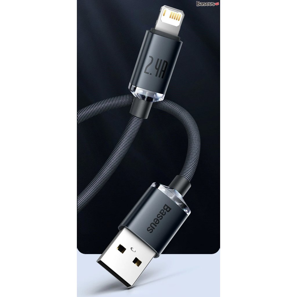 Cáp sạc nhanh Baseus Crystal Shine Type C to Light_ning PD 20W