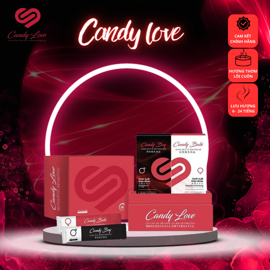 Bộ dung dịch vệ sinh phụ nữ và dung dịch vệ sinh nam giới Candy Love