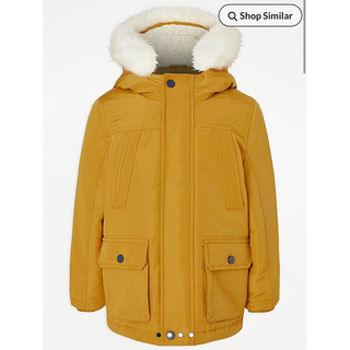 Áo parka george uk size 2-3y, 3-4y