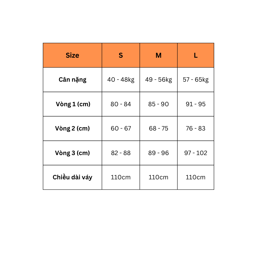 Váy đen trơn mặc mùa đông chất liệu zip 3 size S M L form từ 40 - 65kg