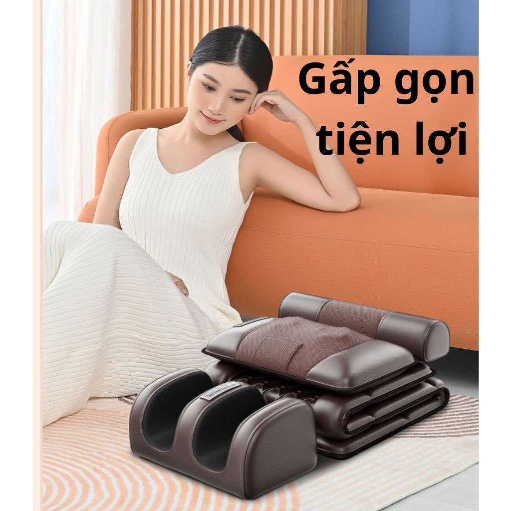 Đệm Massage Toàn Thân - Thảm, Nệm, Gối Matxa Toàn Thân Cổ, Vai, Gáy Kết Hợp Túi Chườm Thảo Dược Kèm Máy Massage Bàn Chân