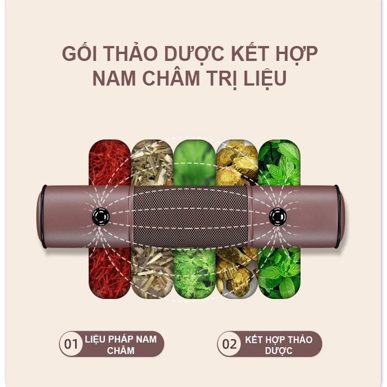 Đệm Massage Toàn Thân - Thảm, Nệm, Gối Matxa Toàn Thân Cổ, Vai, Gáy Kết Hợp Túi Chườm Thảo Dược Kèm Máy Massage Bàn Chân