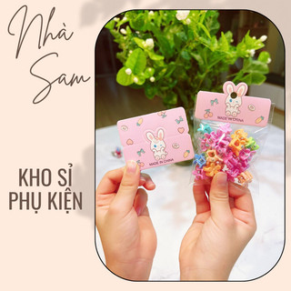 50 thẻ giấy treo phụ kiện 5*6.5cm mẫu thỏ hồng