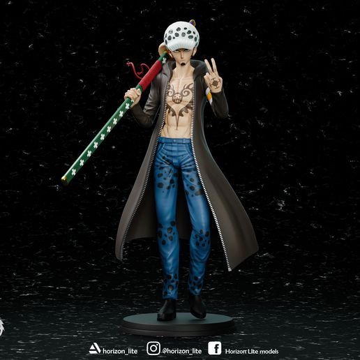 [In 3D Resin] Mô Hình Trafalgar Law